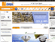 Tablet Screenshot of francelampes.com